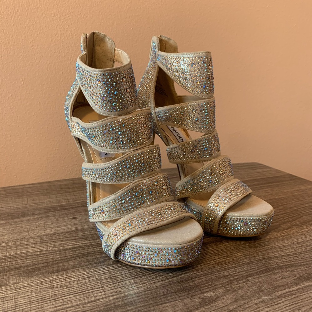 STEVE MADDEN Spycee-R Embellished Sandals